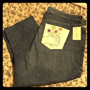 Custom cropped Universal Thread jeans